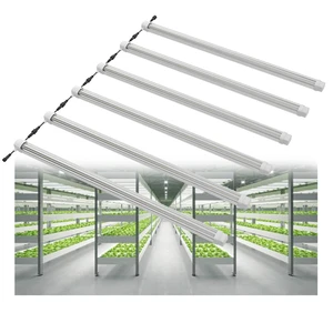 Easy Connection LED Grow Light Tube For Vertical Farm Greenhouse Customized Full Spectrum To Plants Vegetable Fruits Herb Growth