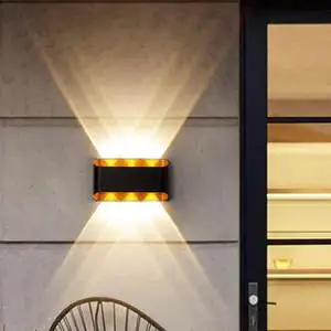 Wall Lamp Bedroom Headboard Outdoor Villa Courtyard Background Wall Light Balcony Stairs Corridor Corridor up and Down Washing w