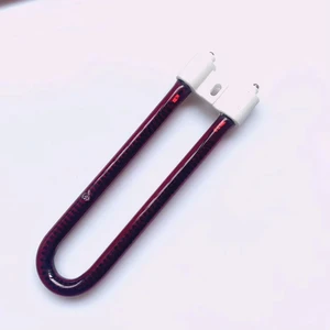 Customized U Ruby Quartz Carbon Fiber 1500W Machine Make Infrared Heat Lamp Light for Poultry