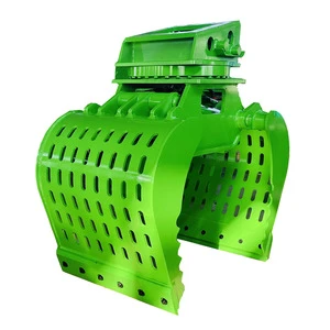 WXSG-05 Hydraulic Grapple Attachment | Custom Shell Options | Built for Long Service Life