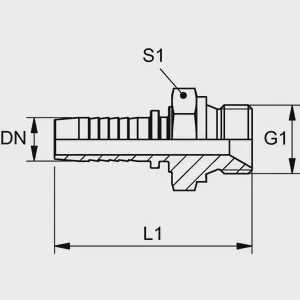 Male Threaded Hydraulic Hose Fitting Tools Accessories for Hydraulics