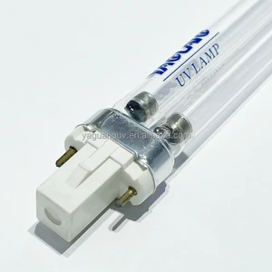 13w 185nm Uv Ultraviolet Lamp h Shape Quartz Glass Uv Bulb for Water Treatment