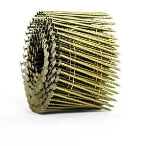 Coil Nails Smooth Shank Bright Framing Cn50 China Coil Nail Gun Coil Nail 1 1/4 Roofing Nail