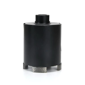 67*80mm Vacuum Brazed Segments Diamond Core Drill Bits M14 Shank Drilling Depth 75mm for Cured Concrete with Brick Block Masonry