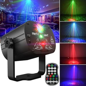60 Patterns Mini DJ Disco LED Laser Projector Voice Control USB Homekit/Google/Alexa Compatible RGB IP33 Aluminum Alloy Dimmable
