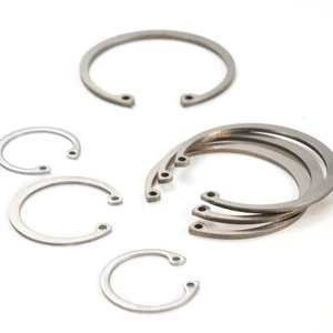 High Strength DIN472 Polished Stainless Steel Flat Internal Retaining Rings Split Circlips for Automotive Industry TTR Brand
