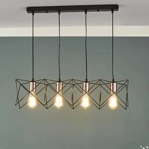 Interior Accent Metal Hanging Lamp Designed To Complement Furniture And Create Harmonious Lighting Atmosphere