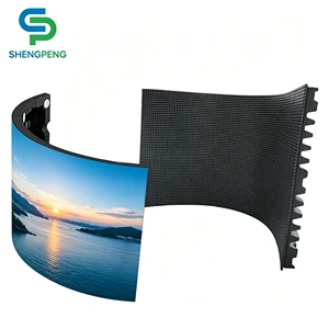 Hot Selling P1.25 P1.53 P1.8 P2 P2.5 P3.076 Indoor Outdoor Flexible Led Module Flexibles Soft Display Modules Screen