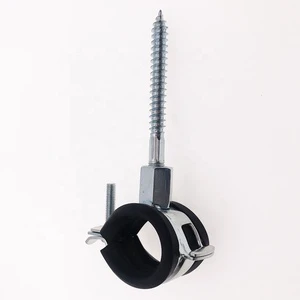 For Sale Heavy Duty Pipe Clamp Wall Mount Quick Release Rubber Pipe Supporting