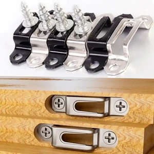 Furniture Connector Fitting Invisible Bracket Furniture Connector Screw Dowels Furniture Fasteners