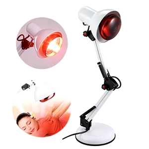 Red & Infrared Therapy Lamp with Adjustable Arm Deep Heat LED Light for Muscle Pain Relief & Body Recovery