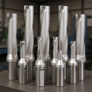 Non-standard Decimal Point U Drill WC/SP Type Violent Spray Drill 2D3D4D5D Custom Lengthened Deep Hole Drill Bit for Masonry Use