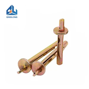 High Quality Zinc Plated Hammer Drive Expansion Screw Ceiling Anchors Gypsum Board Ceiling Anchor Plasterboard Screw M6