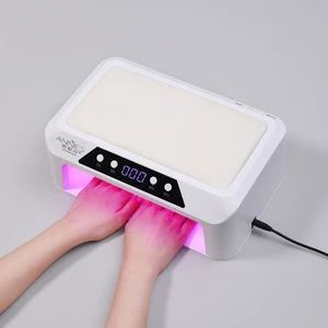 Red Light High Power Multi-functional No Black Hand UV Lamp Nail Machine Fast Dry UV LED Nail Lamp 2025