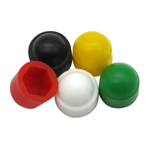 Round Plastic Cover for Nuts Bolts Rigid Plastic Nut Cap Half Round Nut M5 M6 M8