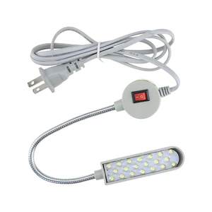 Led Bulb for Household Sewing Machine 1.5W Flexible Work Sewing Machine Lamp with Magnetic Holder Base
