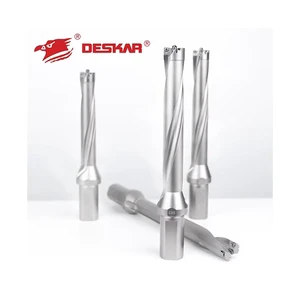 For DESKAR U-Drill Series Deep Hole Lathe Tool Indexable Carbide Inserts WCMX SPMG 6D 8D 10D U-Drill Bits