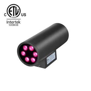 ETL Listed up and Down Led Wall Lamp 24W Wireless DMX RGBW Decoration Light Outdoor IP67 Waterproof Two Direction Wall Light