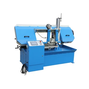 High Precision Variable Down Feed Hydraulic Jaw Clamp Vice PLC Control Single Column Metal Cutting Band Saw BS-5030