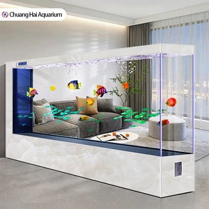 Smart Screen Divider Aquarium Ultra Clear Eco Goldfish Tank Low-Maintenance No Water Change Home Fish Tank