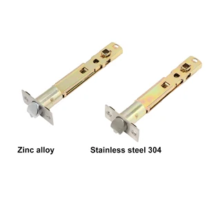 Stainless Steel 304&Zinc Alloy 127mm Backset Door Lock Latch with Single Tongue Key Extension
