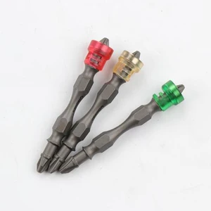 Double Head Multi-functional Electric Screwdriver Drill Bits Strong Magnetic Head Wear Resistant Black Phosphide Finish 65MM