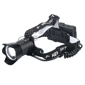 High Power Headlamp LED Headlamp USB Headlights 3 Mode 18650 Rechargeable Battery Headlamps