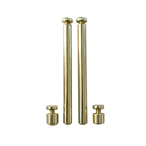 Industrial Grade Corrosion Proof Premium Aluminum Signage Nails Custom Colors 24H Support-Titanium Brass Black Oxide Inch Metric