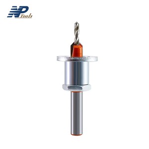 Naipu Countersink Drill Bit Alloy Deep Hole Drill Head Woodworking Screw Mounting Conical Hole Drill Bit With Limit