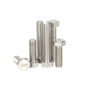 DIN 933 Hastelloy C276 Outer Hexagon Bolt Combination Nut China Hastelloy Bolts and Nuts