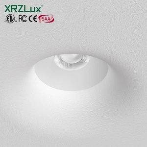 XRZLux 15W Modern Borderless Gypsum Downlight Square LED Ceiling Lamp Recessed COB Spotlight Indoor Lighting AC220V-240V 3000K
