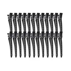 Wholesale High Quality Stainless Steel 3.5 Inches Duck Billed Hair Sectioning Clips with Holes Alligator Style Partition Clip