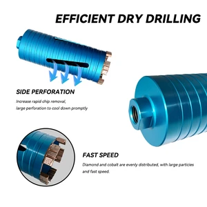 Premium Dry Diamond Core Drill 400mm-600mm Long Concrete Cutting Tool with Laser Welded Segments for Construction