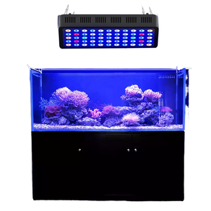165W Full Spectrum RGBW LED Aquarium Lights New Aluminium Material IP44 Rated Reef Coral Lighting Marine Fish Tanks Grow Lights