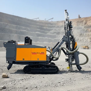 Blurbly BL35A DIesel Crawler Rotary Drilling Rig 80-127mm Diameter Max 27m Depth For Gold Mining & Quarry Blast Hole Drilling