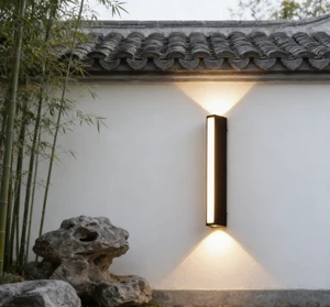 LED Retro Outdoor Wall Lights Indoor Outdoor Decor Night Lights for Home Bedroom Aisle Staircase Brass Wall Lamp