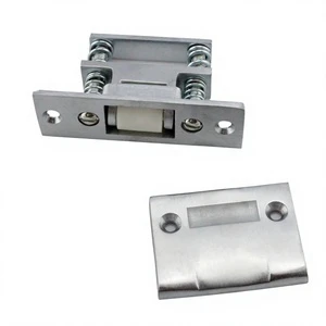 BRASS Heavy Duty Door Roller Ball Catches Door Spring Latches Brushed Nickel Adjustable Roller Catch