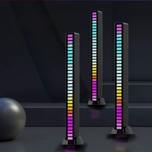 Type-C Bedside Desktop Music and Voice Sensor Smart Control LED RGB Atmosphere Rhythm Lamp