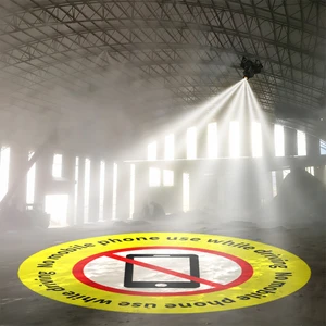 240W Industrial Customizable Advertising Lights Indoor Warning Sign Projection Lamp for Warehouses & Factories