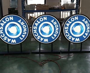 Personalized Printed LED Illuminated Light Box Outdoor Store Illuminate Acrylic Advertising Display Sign