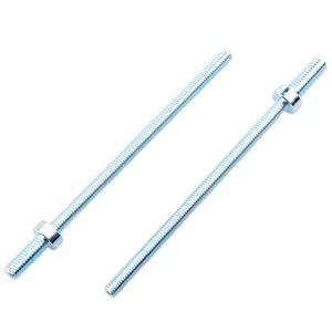 Carbon Steel Zinc Plated Long Double Head Dowel Screw Double Sided Threaded Screw Bolt