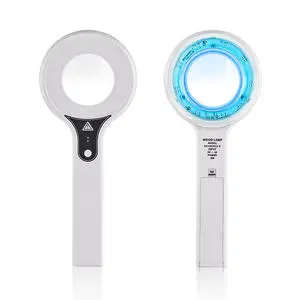 Portable Handheld UV Wood Lamp Skin Detector 5W LED Ultraviolet Magnifier Personal Care And Household Appliances