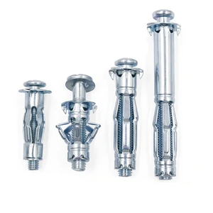 Heavy Duty Steel Cavity Fixing Metal Galvanized Expansion Sleeve Type Hollow Wall Anchors for Drywall Plasterboard
