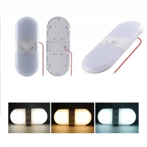12-30v Rectangle caravan Reading Lamp Ceiling Lighting Roof Light Rv Interior Light Led Dock Lamp Interior for Boat Car Marine