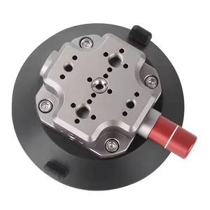 4.5-Inch Aluminum Alloy Vacuum Hand Pump Powerful Car Camera Suction Cup Mount for DSLR Camera for Expansion Photography