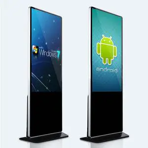 FVASEE Smart Interactive Touch Screen Kiosk Vertical LCD Advertising Display Wayfinding Floor Standing Digital Signage Totem