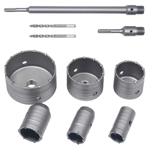 Dry Cutting Concrete Hole Saw Hollow Tct Core Drill Bit for Concrete Wall Brick Block