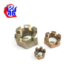 Castle Nuts for Automotive & Machinery, Carbon Steel, M6-M24