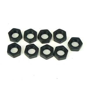 Hot Sale Black Flat Hex Hexagon Nut High Strength Carbon Steel Galvanized Nut