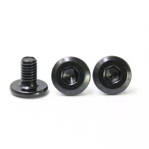 Low Profile Head Screws Black Stainless Steel Low Profile Head Hex Socket Drive Carbon Steel Screw